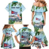 Personalized Viva Cuba Libre Family Matching Mermaid Dress and Hawaiian Shirt Libre Car Tropical Style - Wonder Print Shop