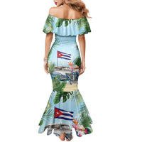 Personalized Viva Cuba Libre Family Matching Mermaid Dress and Hawaiian Shirt Libre Car Tropical Style - Wonder Print Shop