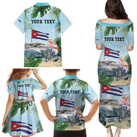 Personalized Viva Cuba Libre Family Matching Puletasi and Hawaiian Shirt Libre Car Tropical Style - Wonder Print Shop