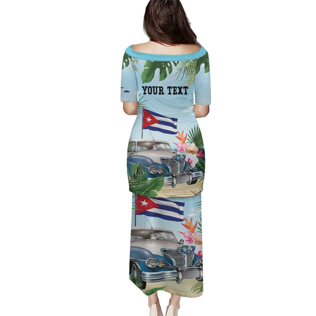 Personalized Viva Cuba Libre Family Matching Puletasi and Hawaiian Shirt Libre Car Tropical Style - Wonder Print Shop