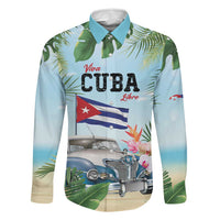 Personalized Viva Cuba Libre Family Matching Short Sleeve Bodycon Dress and Hawaiian Shirt Libre Car Tropical Style - Wonder Print Shop
