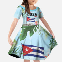 Personalized Viva Cuba Libre Family Matching Summer Maxi Dress and Hawaiian Shirt Libre Car Tropical Style - Wonder Print Shop