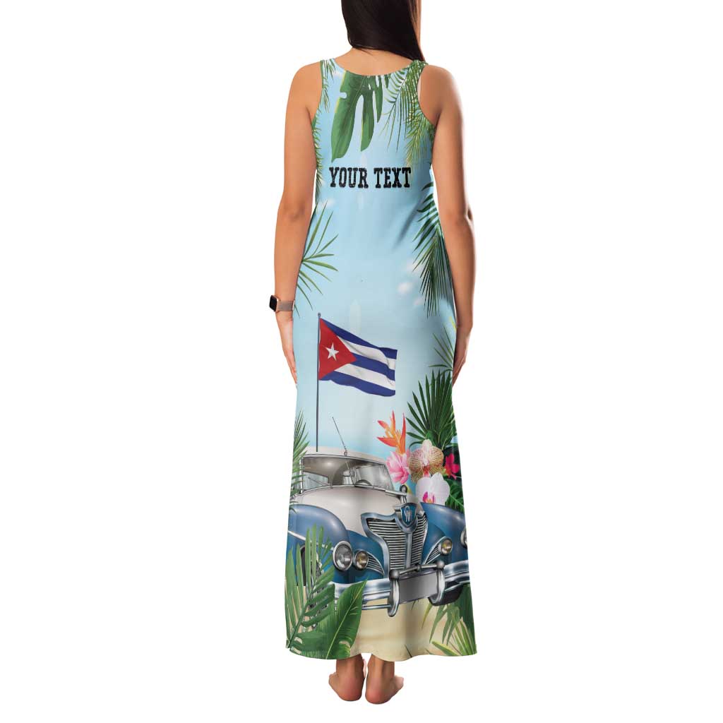 Personalized Viva Cuba Libre Family Matching Tank Maxi Dress and Hawaiian Shirt Libre Car Tropical Style - Wonder Print Shop