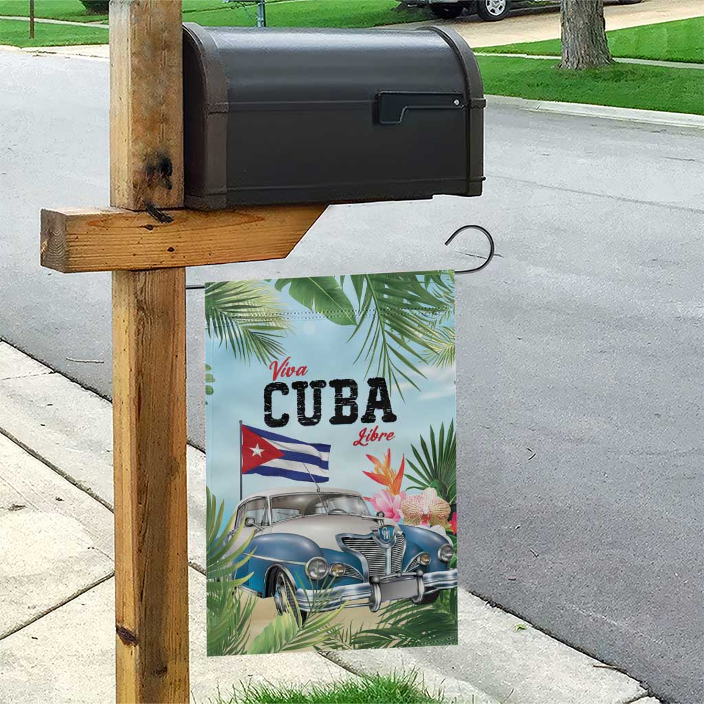 Viva Cuba Libre Garden Flag Libre Car Tropical Style - Wonder Print Shop