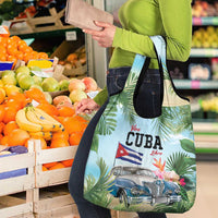 Viva Cuba Libre Grocery Bag Libre Car Tropical Style - Wonder Print Shop