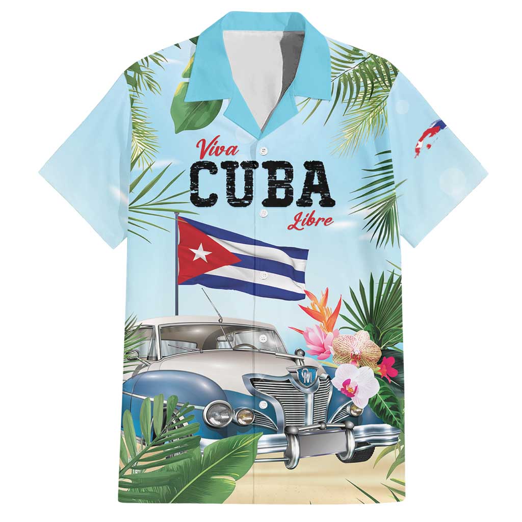 Personalized Viva Cuba Libre Hawaiian Shirt Libre Car Tropical Style - Wonder Print Shop