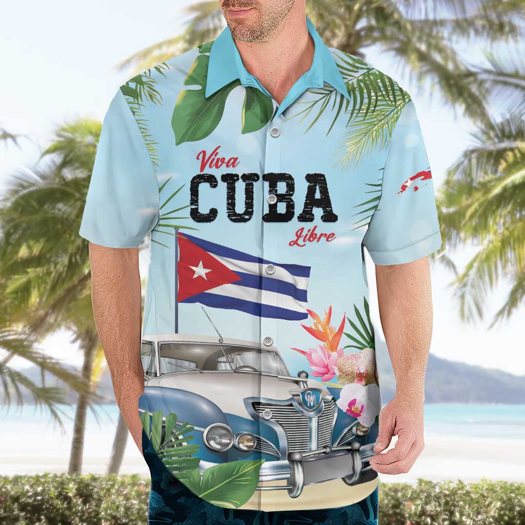 Personalized Viva Cuba Libre Hawaiian Shirt Libre Car Tropical Style - Wonder Print Shop