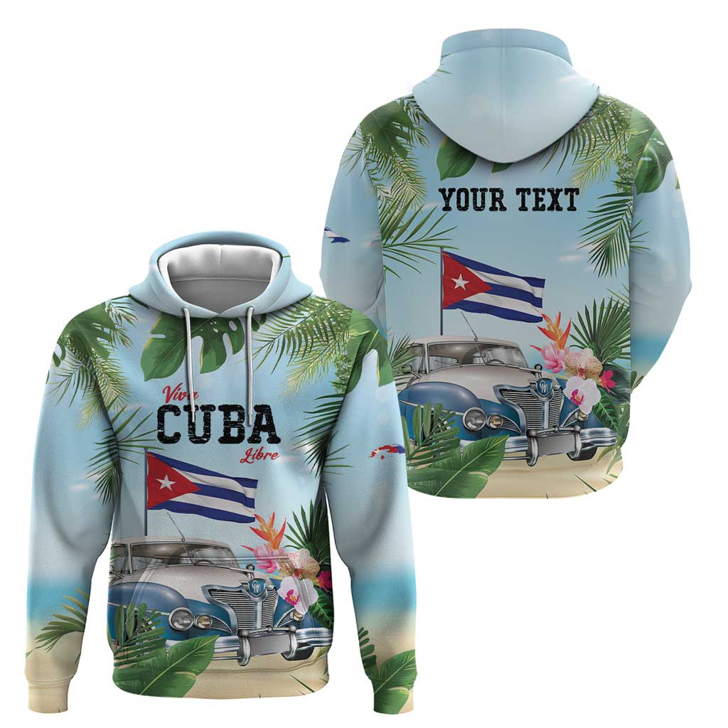 Personalized Viva Cuba Libre Hoodie Libre Car Tropical Style - Wonder Print Shop
