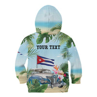 Personalized Viva Cuba Libre Kid Hoodie Libre Car Tropical Style - Wonder Print Shop