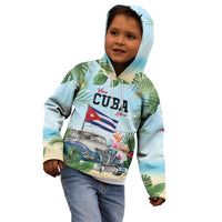 Personalized Viva Cuba Libre Kid Hoodie Libre Car Tropical Style - Wonder Print Shop