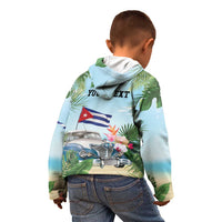 Personalized Viva Cuba Libre Kid Hoodie Libre Car Tropical Style - Wonder Print Shop