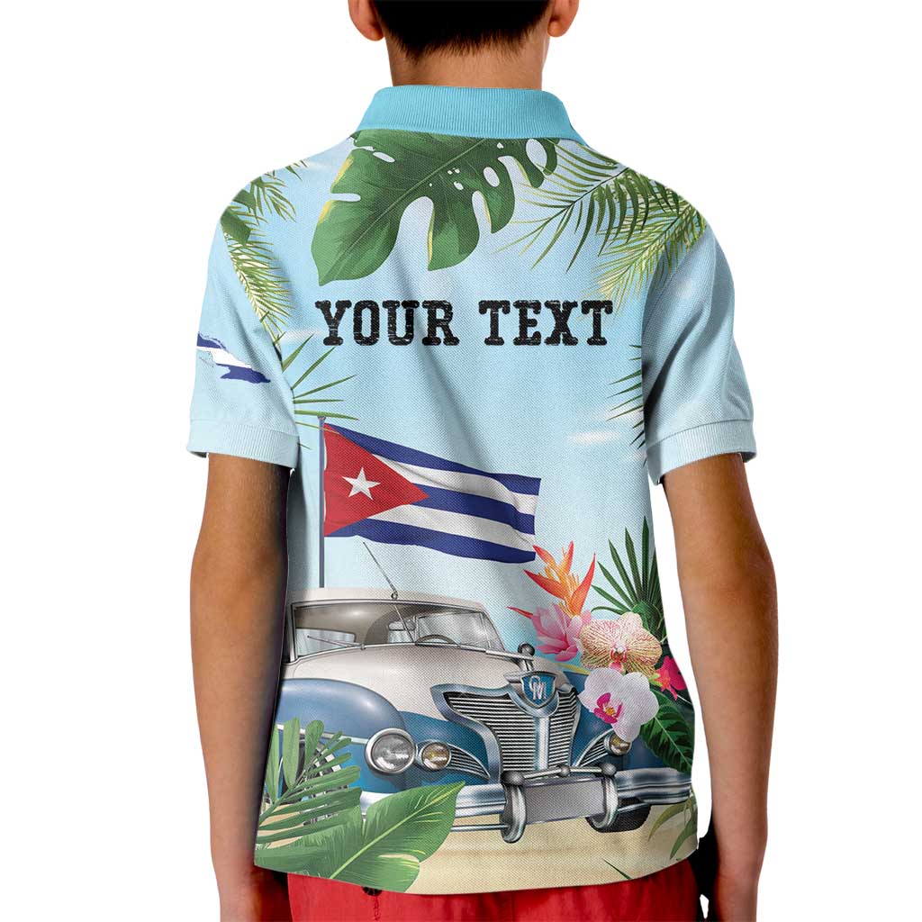 Personalized Viva Cuba Libre Kid Polo Shirt Libre Car Tropical Style - Wonder Print Shop