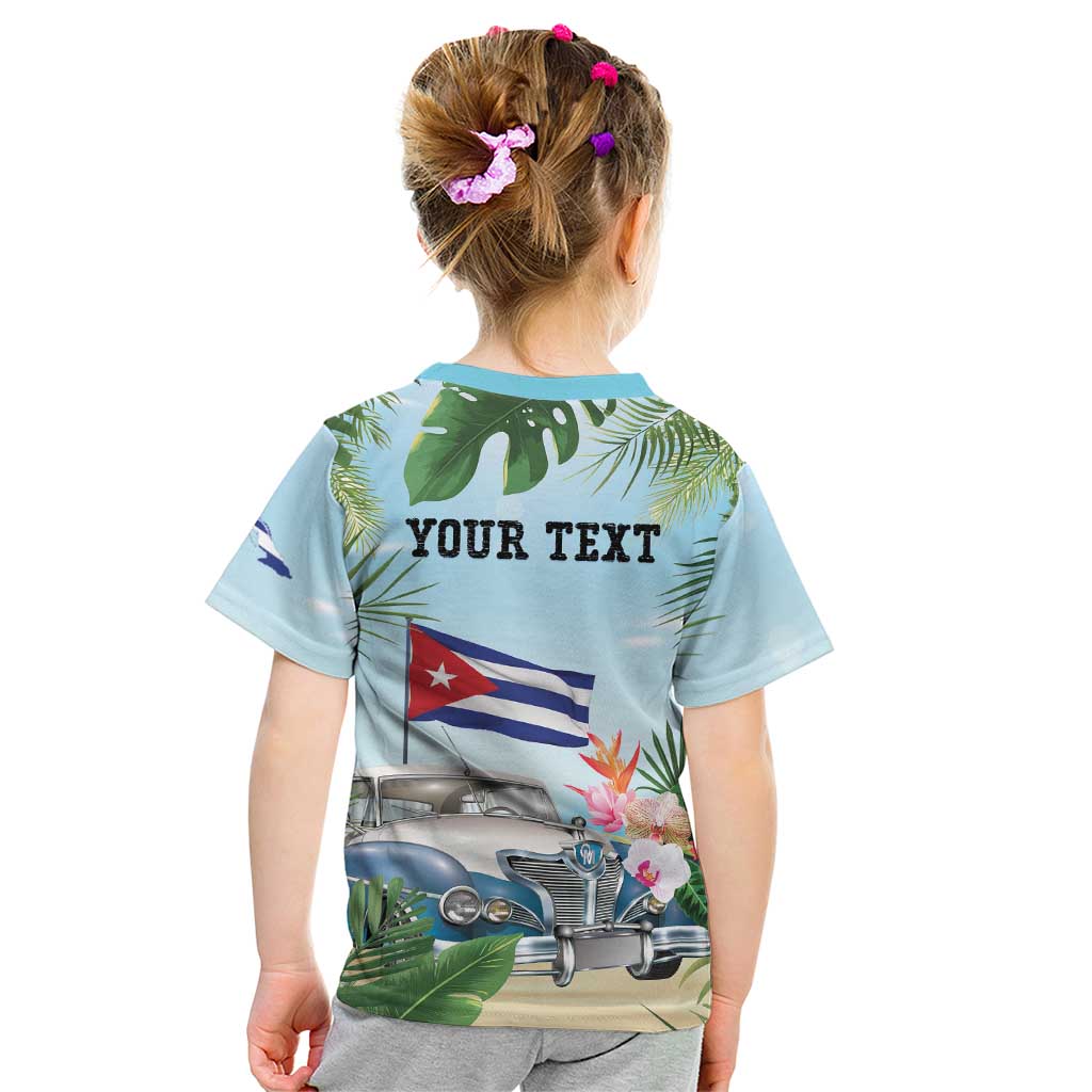Personalized Viva Cuba Libre Kid T Shirt Libre Car Tropical Style - Wonder Print Shop