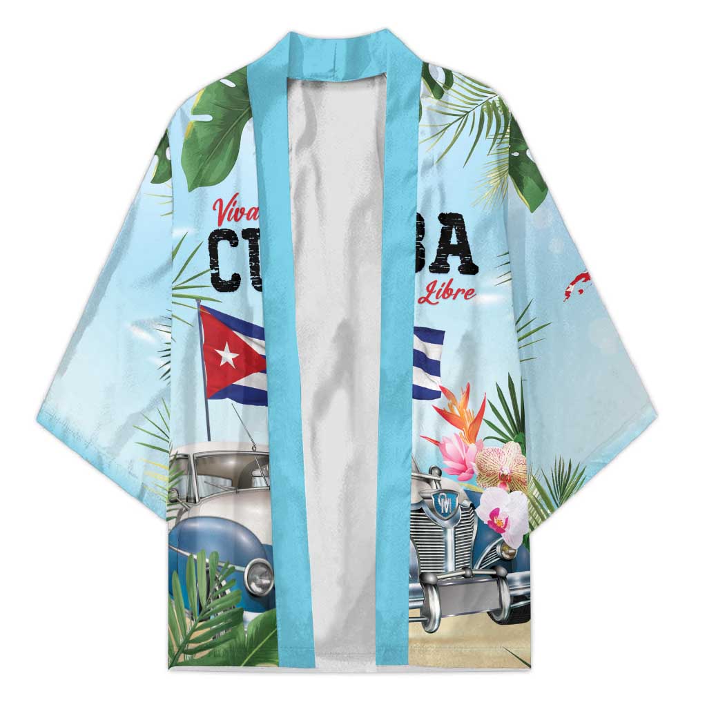Personalized Viva Cuba Libre Kimono Libre Car Tropical Style - Wonder Print Shop