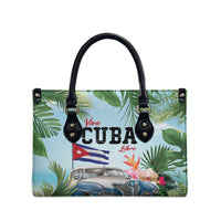 Viva Cuba Libre Leather Bag Libre Car Tropical Style - Wonder Print Shop
