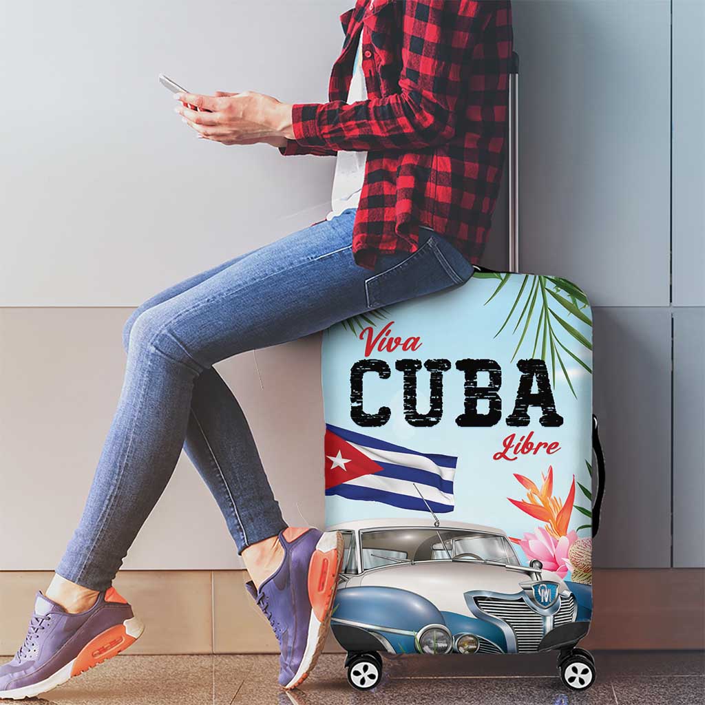Viva Cuba Libre Luggage Cover Libre Car Tropical Style - Wonder Print Shop