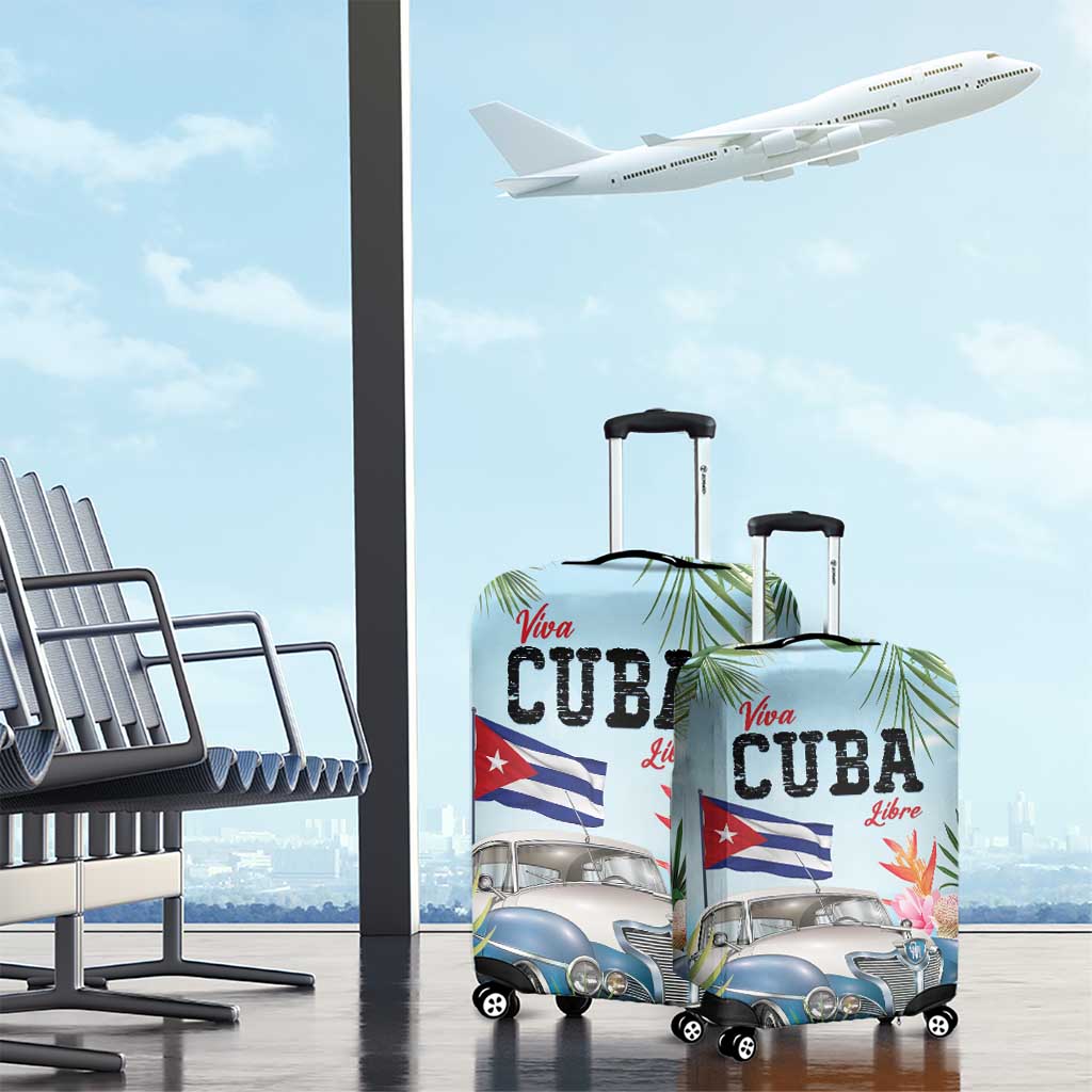 Viva Cuba Libre Luggage Cover Libre Car Tropical Style - Wonder Print Shop