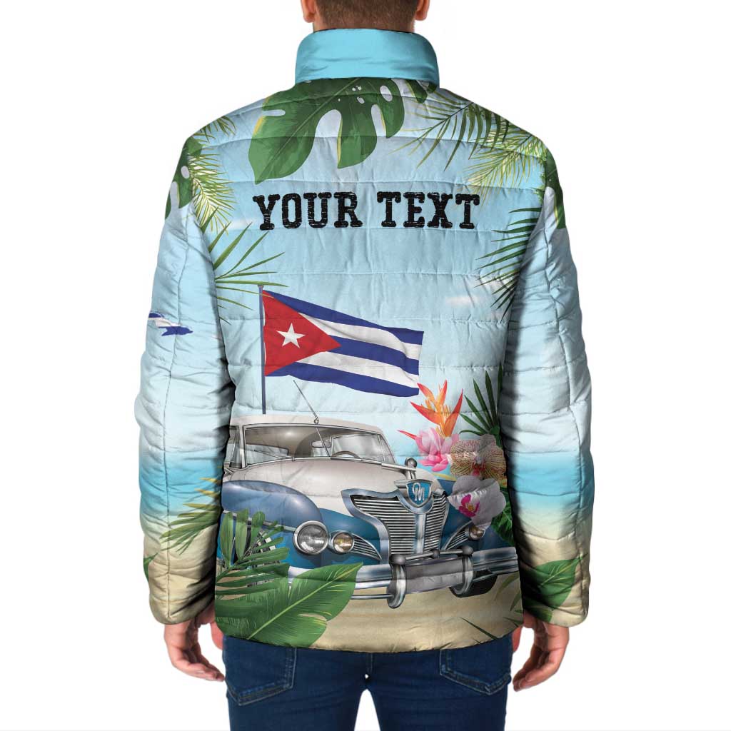 Personalized Viva Cuba Libre Padded Jacket Libre Car Tropical Style - Wonder Print Shop
