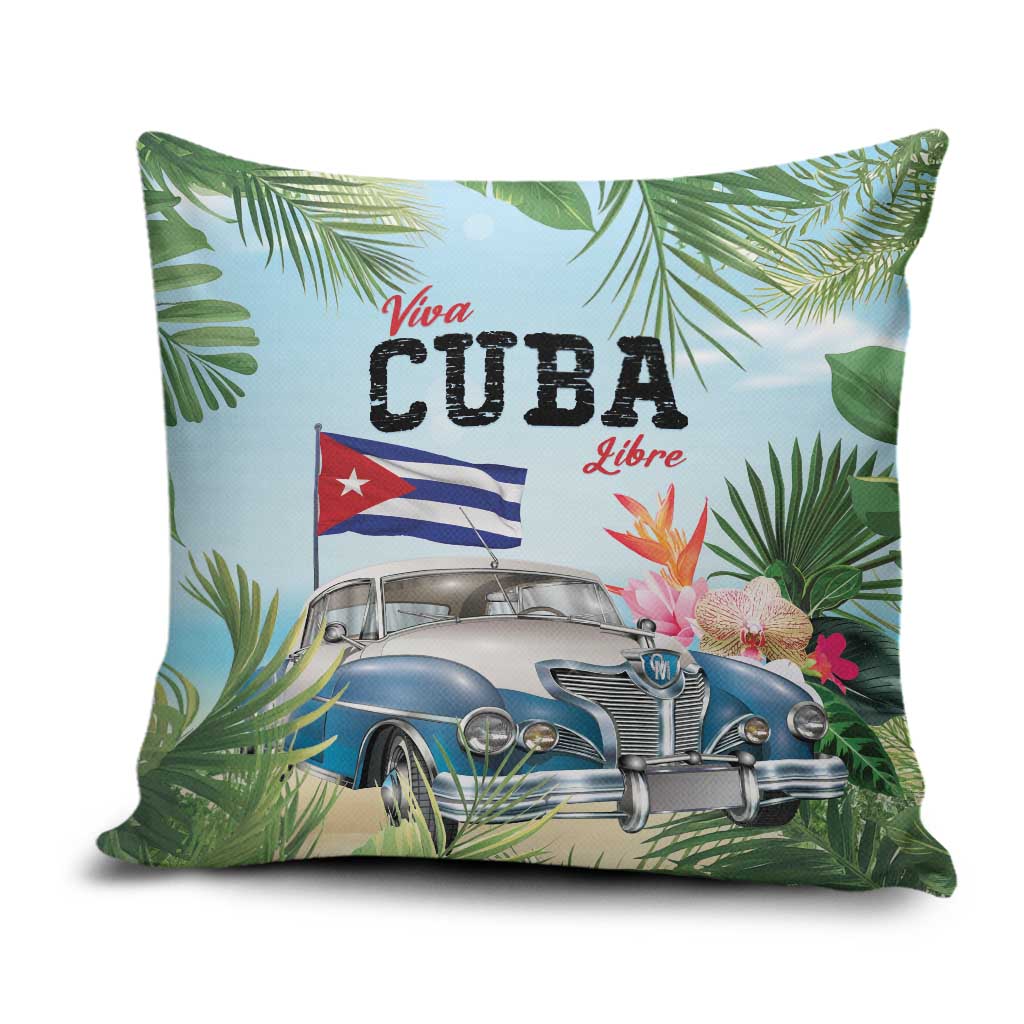 Viva Cuba Libre Pillow Cover Libre Car Tropical Style - Wonder Print Shop