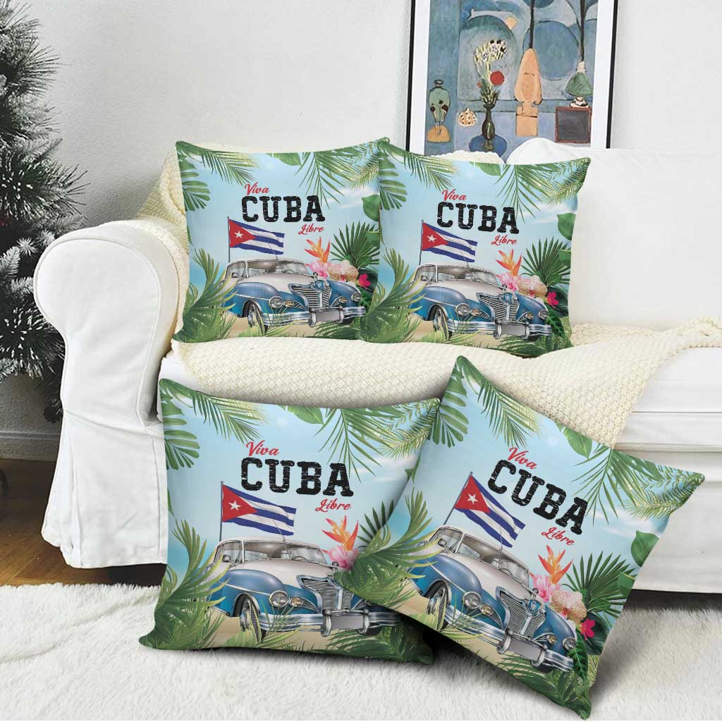 Viva Cuba Libre Pillow Cover Libre Car Tropical Style - Wonder Print Shop
