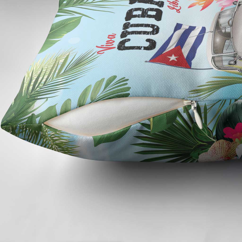 Viva Cuba Libre Pillow Cover Libre Car Tropical Style - Wonder Print Shop