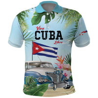 Personalized Viva Cuba Libre Polo Shirt Libre Car Tropical Style - Wonder Print Shop