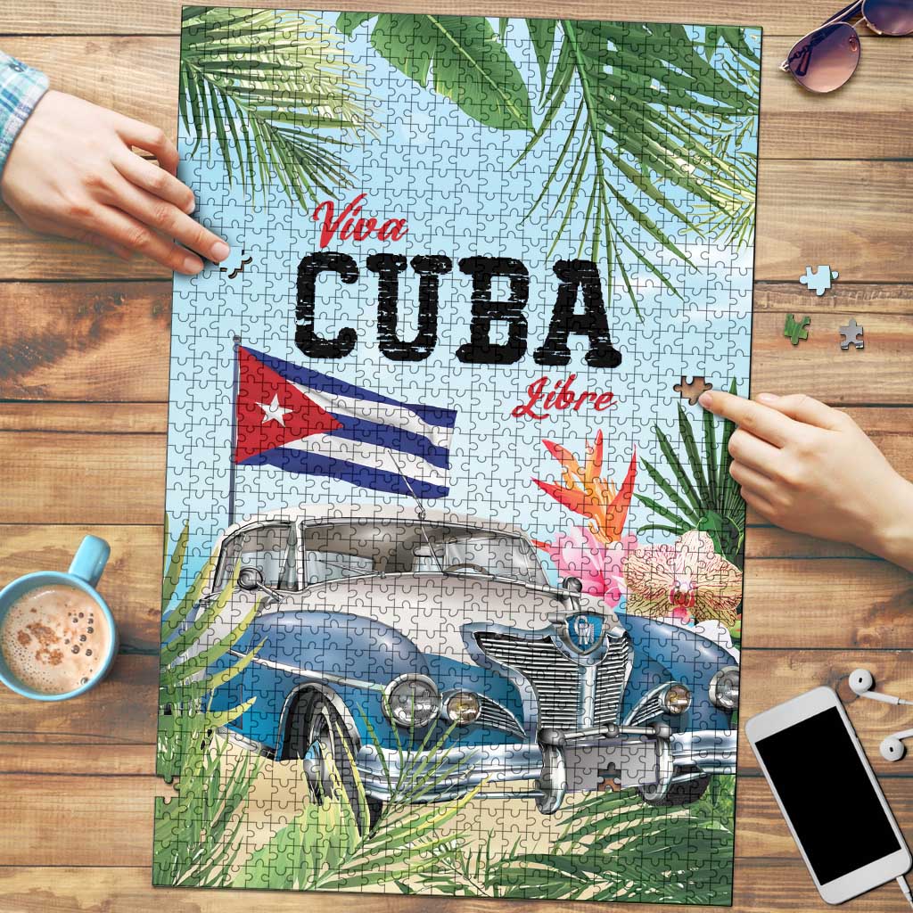 Viva Cuba Libre Puzzle Libre Car Tropical Style - Wonder Print Shop
