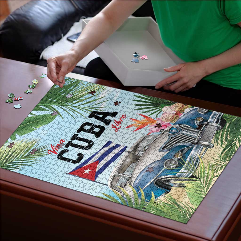 Viva Cuba Libre Puzzle Libre Car Tropical Style - Wonder Print Shop