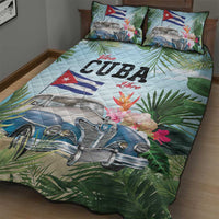 Viva Cuba Libre Quilt Bed Set Libre Car Tropical Style - Wonder Print Shop