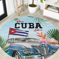 Viva Cuba Libre Round Carpet Libre Car Tropical Style - Wonder Print Shop