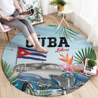 Viva Cuba Libre Round Carpet Libre Car Tropical Style - Wonder Print Shop