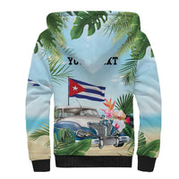 Personalized Viva Cuba Libre Sherpa Hoodie Libre Car Tropical Style - Wonder Print Shop