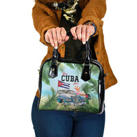 Viva Cuba Libre Shoulder Handbag Libre Car Tropical Style - Wonder Print Shop