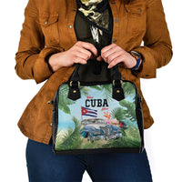 Viva Cuba Libre Shoulder Handbag Libre Car Tropical Style - Wonder Print Shop