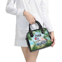 Viva Cuba Libre Shoulder Handbag Libre Car Tropical Style - Wonder Print Shop
