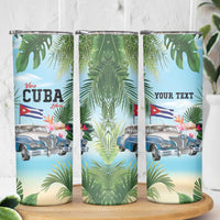 Personalized Viva Cuba Libre Skinny Tumbler Libre Car Tropical Style - Wonder Print Shop