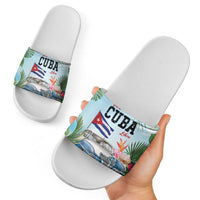 Viva Cuba Libre Slide Sandals Libre Car Tropical Style - Wonder Print Shop