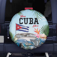 Viva Cuba Libre Spare Tire Cover Libre Car Tropical Style - Wonder Print Shop