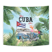 Viva Cuba Libre Tapestry Libre Car Tropical Style - Wonder Print Shop