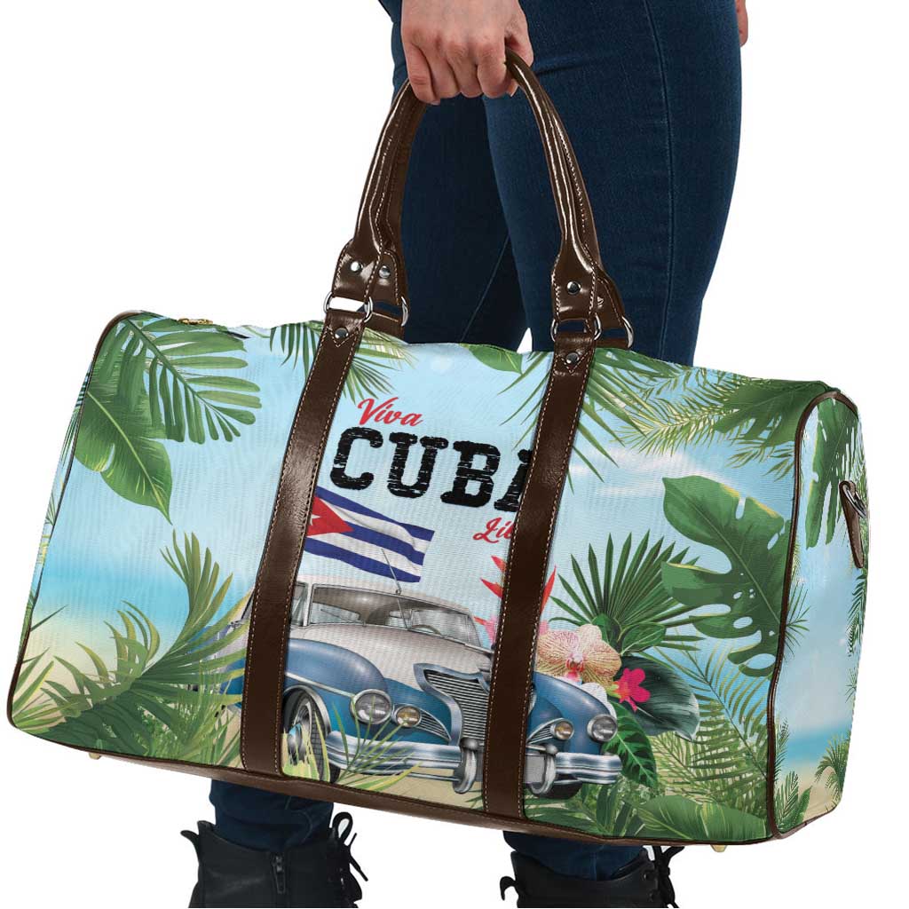 Viva Cuba Libre Travel Bag Libre Car Tropical Style - Wonder Print Shop
