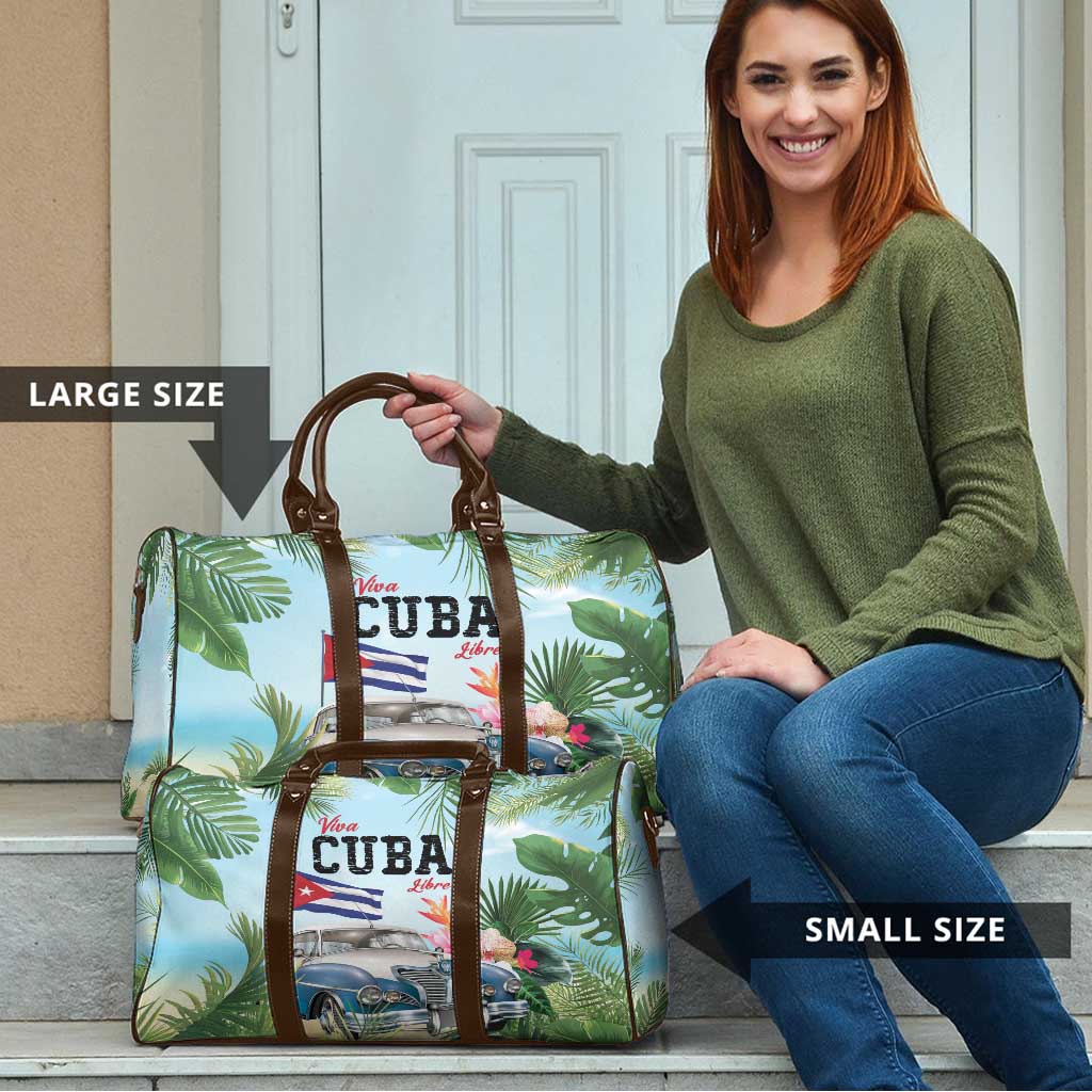 Viva Cuba Libre Travel Bag Libre Car Tropical Style - Wonder Print Shop