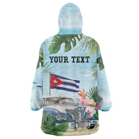 Personalized Viva Cuba Libre Wearable Blanket Hoodie Libre Car Tropical Style - Wonder Print Shop
