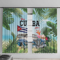 Viva Cuba Libre Window Curtain Libre Car Tropical Style - Wonder Print Shop