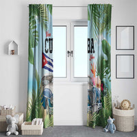 Viva Cuba Libre Window Curtain Libre Car Tropical Style - Wonder Print Shop