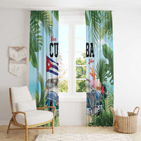Viva Cuba Libre Window Curtain Libre Car Tropical Style - Wonder Print Shop