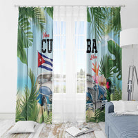 Viva Cuba Libre Window Curtain Libre Car Tropical Style - Wonder Print Shop