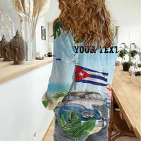 Personalized Viva Cuba Libre Women Casual Shirt Libre Car Tropical Style - Wonder Print Shop