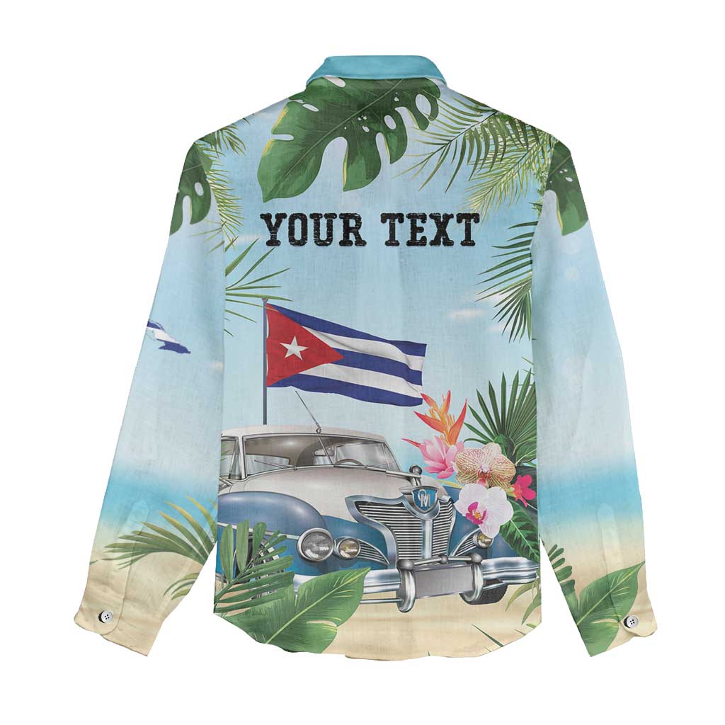 Personalized Viva Cuba Libre Women Casual Shirt Libre Car Tropical Style - Wonder Print Shop