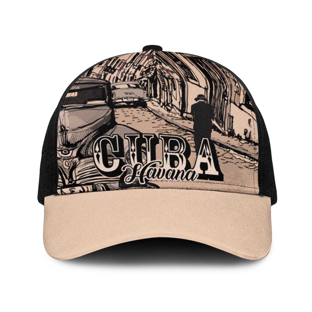 Cuba Havana Baseball Net Cap Libre Car Retro Style - Wonder Print Shop