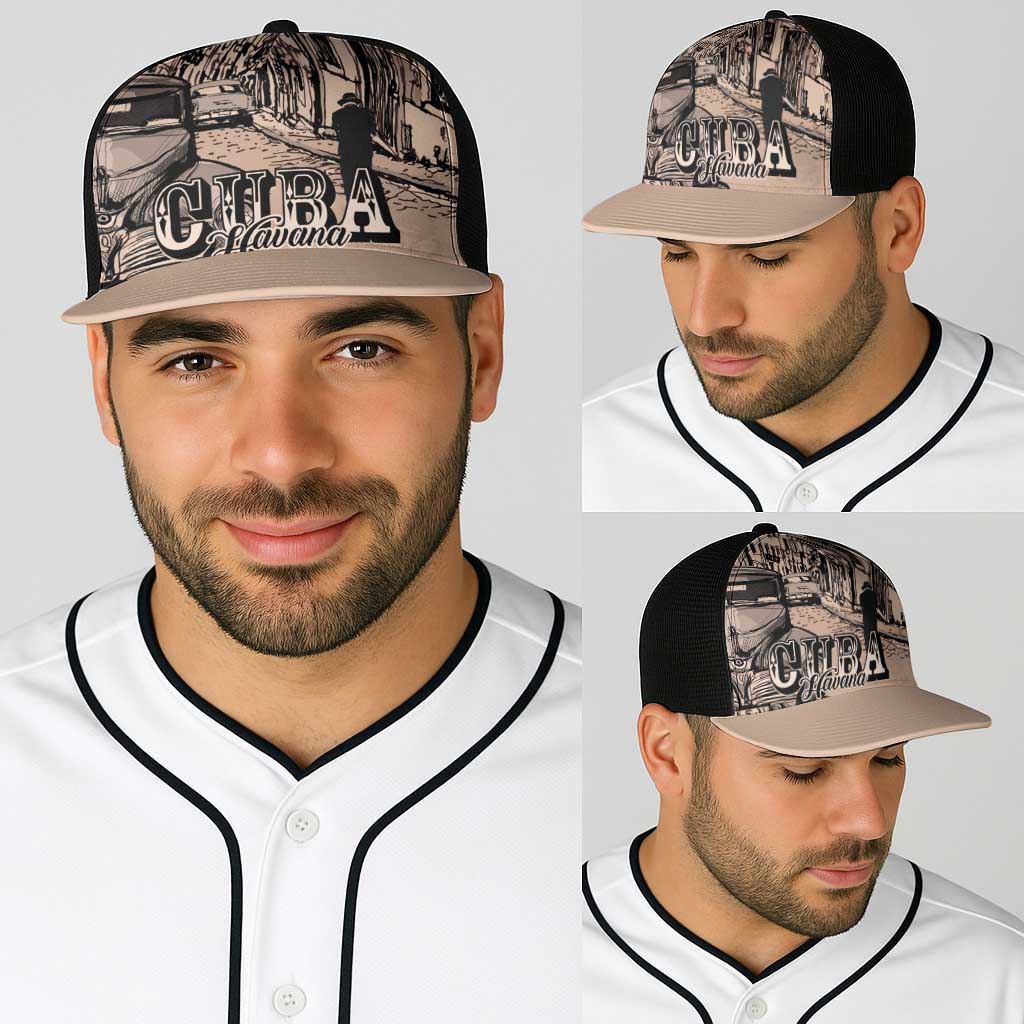 Cuba Havana Baseball Net Cap Libre Car Retro Style - Wonder Print Shop